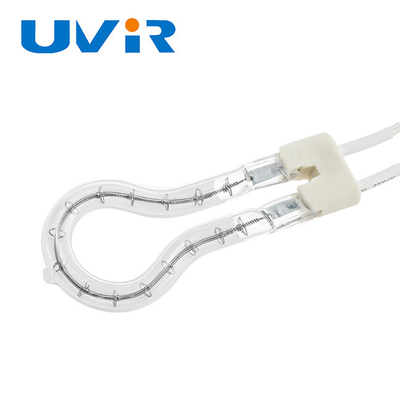 Good price 500W Ring Infrared Lamps White Reflector-de Infrarode Verwarmer van het Kwartshalogeen voor industriële productie online