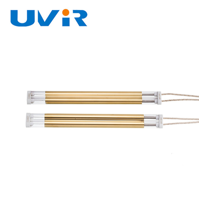 Goede prijs 1kw middelgrote Golf Infrarode Lamp, Kwarts het Verwarmen Lampen met gouden reflector online