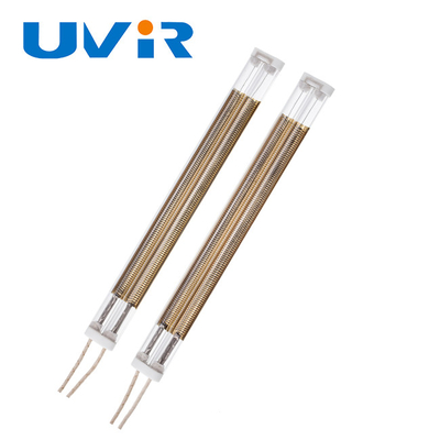 Good price Middelgroot golfkwarts Infrarode Heater Lamps 500W met gouden reflector online