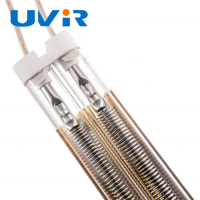 Goede prijs OEM 4800W Middelgrote Golf Infrarode Lamp, 380V Stralende Heater Bulb online