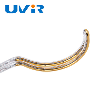 Good price 3D Infrarode het Verwarmen Elementenbuis, OEM Tweelingbuis Infrarode Zenders online