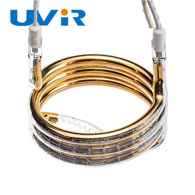 Good price De cirkel Infrarode van de de Hittelamp 380V 2700W van IRL buis van het de Deklaagkwarts Gouden online