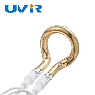 Good price de Gevormde Ring Infrared Lamps Vacuum Golden Reflector van 650W 120V Knuppel online
