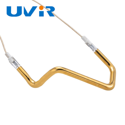 Good price 3D Vorm Infrarode het Verwarmen Elementenbuis, Gouden Verfvervanging Infrarood het Verwarmen Element online