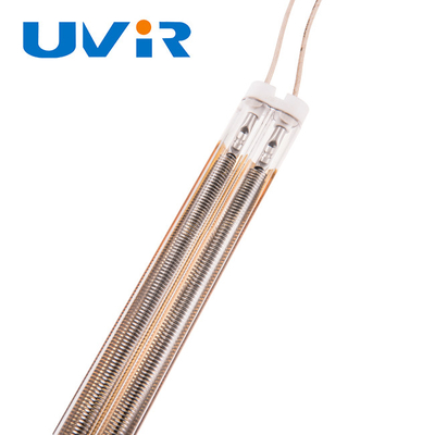 Good price 2500w medium wave recht infrarood licht 415v vergulde verwarmingsbuis online