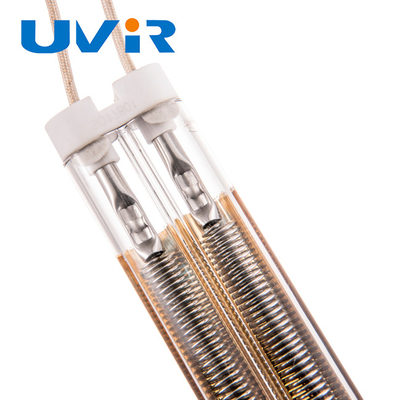 Good price Gold Coating Infrarood Kachel Buislamp 415V Semi Verguld Recht online