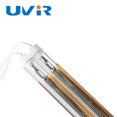 Good price Watergedragen Verf Drogen Medium Wave Infrarood Verwarming Lamp Dubbele Buis Verguld online