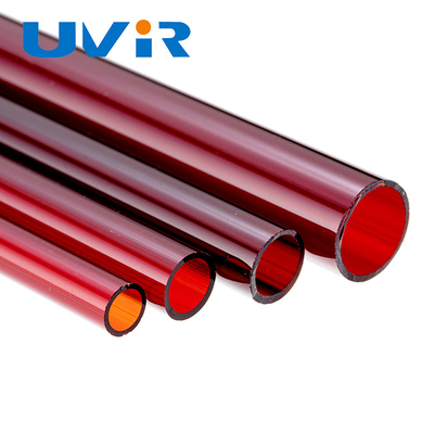 Good price Verwarmer 14mm van UVIR Ruby Color Infrared Quartz Tube 19mm Diameter online